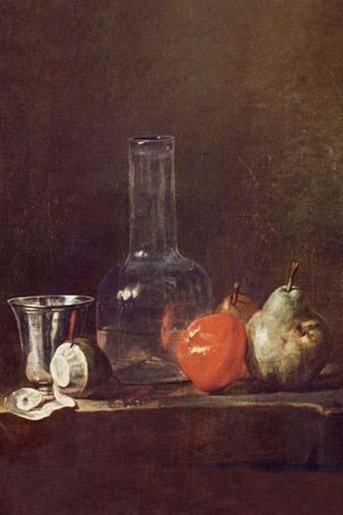 Still Life with a Glass by Jean Chardin