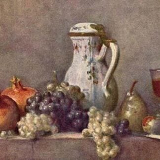 Still Life with a porcelain jug by Jean Chardin