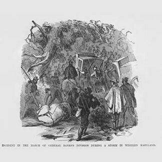 Storm during the March of General Banks by Frank Leslie