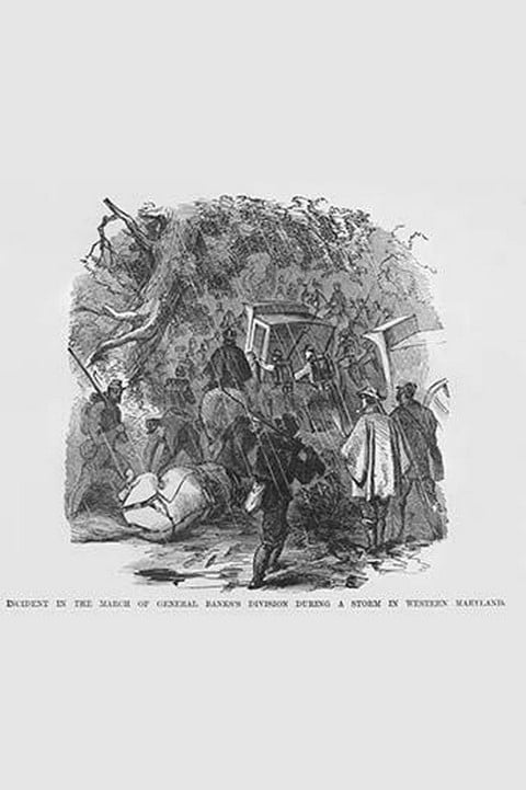 Storm during the March of General Banks by Frank Leslie