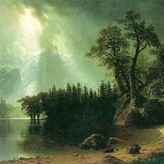 Storm over the Sierra Nevada by Albert Bierstadt
