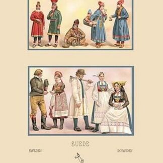 Styles of the Scandinavian Middle-Class by Auguste Racinet