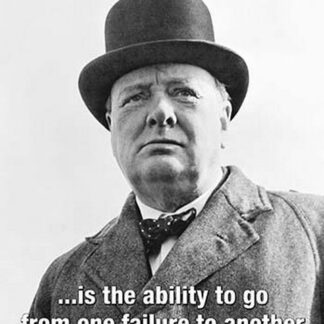 Success Is the Ability To by Winston Churchill