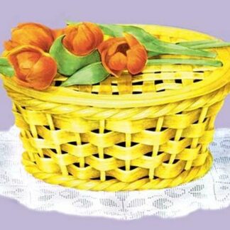 Sugar Basket with Tulips