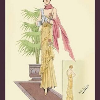 Summer Dress with Pink Wrap by Atelier Bachwitz