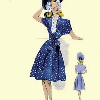Summer Polka-Dot Dress and Hat