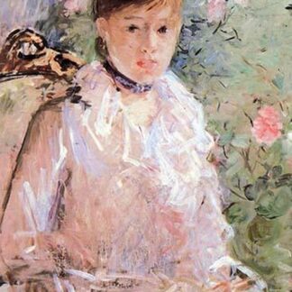 Summer (Young Woman at the window) by Berthe Morisot