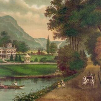 Summer scene in the Catskills