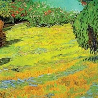 Sunny Lawn in a Public Park by Vincent van Gogh