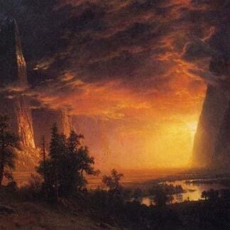 Sunrise in Yosemite Valley by Albert Bierstadt
