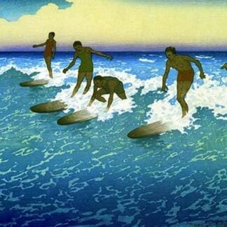 Surf Riders Hawaii by Charles William Bartlett