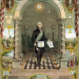 Symbols Masonic - Washington as a Master Mason by Duval
