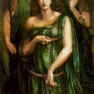 Syrian Astarte pictured in a trinity by Dante Gabriel Rossetti