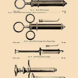 Syringes by H. D. Justi & Son