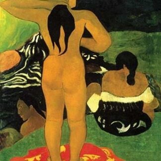 Tahitians on Beach by Paul Gauguin