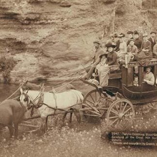 Tallyho Coaching. Sioux City party Coaching at the Great Hot Springs of Dakota by John C.H. Grabill