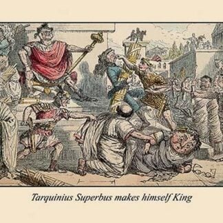 Tarquinius Superbus Makes Himself King by John Leech