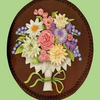 Tart Decoration with Butter Cream Flowers