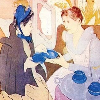 Tea in the afternoon by Mary Cassatt