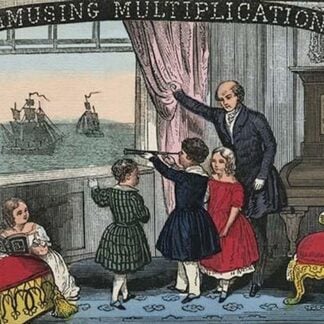 Teacher or Father spies ships in the harbor with Children by Charles Butler