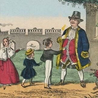 Teacher with Monkey takes his students on a trip to London by Charles Butler