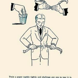 Tear the Napkin by Harry Houdini