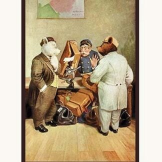 Teddy Roosevelt's Bears: Teddy B and Teddy G at a Custom House by R.K. Culver