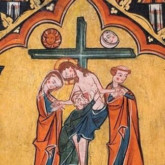 Tempera on Wood of the Descent from the Cross