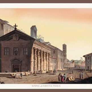 Temple of Fortuna Virilis by M. DuBourg