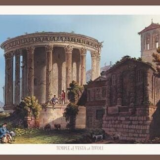 Temple of Vesta at Tivoli by M. DuBourg