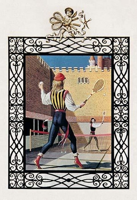 Tennis in Renaissance Costume