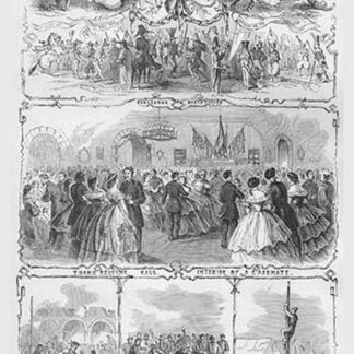 Thanksgiving Festivities at Fort Pulaski by Frank Leslie