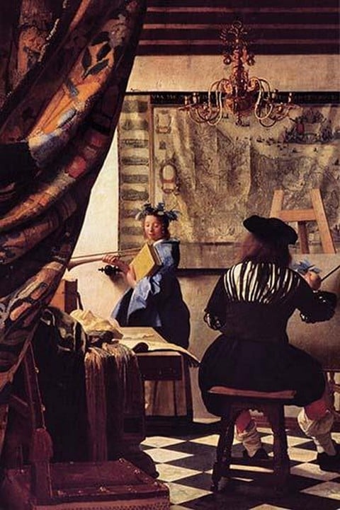 The Allegory of Painting by Johannes Vermeer