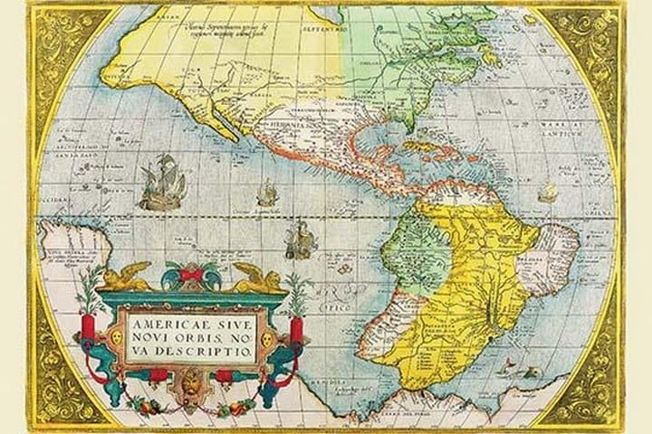 The Americas by Abraham Ortelius