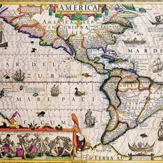 The Americas by Jodocus Hondius
