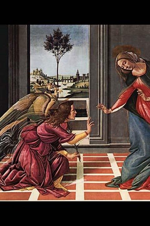The Annunciation by Sandro Botticelli