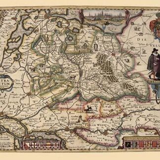 The Area Around Utrecht by Pieter van den Keere