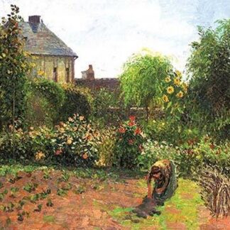 The Artist Garden at Eragny by Camille Pissarro