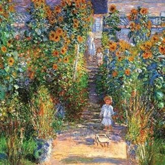 The Artist's Garden at Vetheuil by Claude Monet