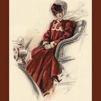 The Automobile Girl by Harrison Fisher