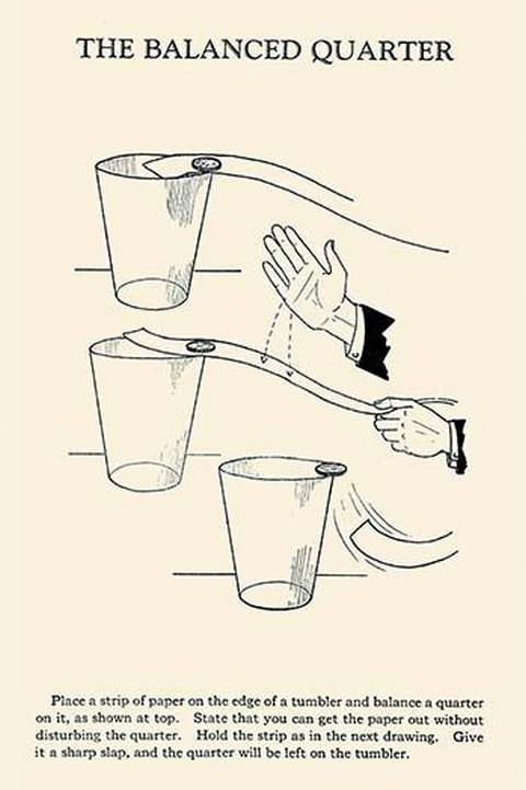 The Balanced Quarter by Harry Houdini