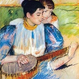 The Banjo lesson by Mary Cassatt