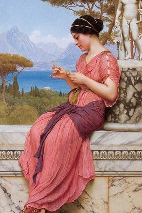 The Billet Doux by John William Godward