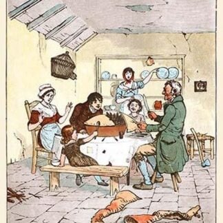 The Blackbirds baked in a pie began singing when the pie was opened. by Randolph Caldecott