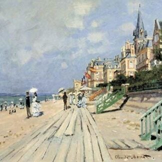 The Boardwalk at Trouville by Claude Monet