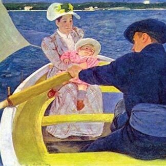 The Boat travel by Mary Cassatt