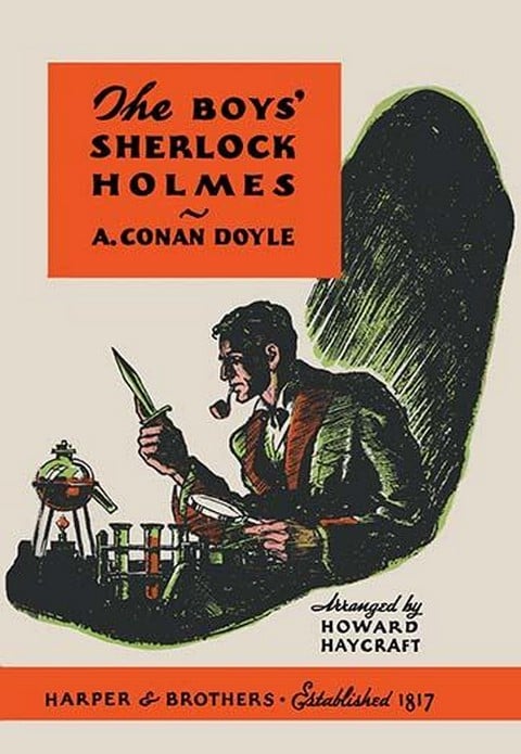 The Boys' Sherlock Holmes (book cover) by Charles Livingston Bull
