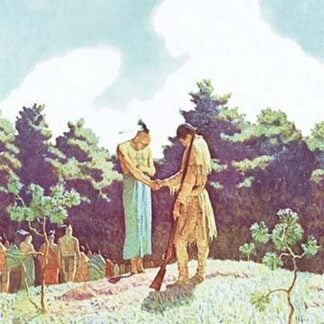 The Burial of Uncas by N.C. Wyeth