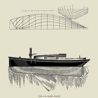 The C.B. Sloop Gleam by Charles P. Kunhardt