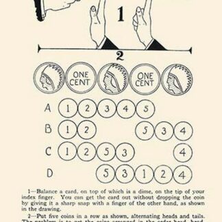 The Card and Dime Tricks by Harry Houdini